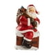 thumbnail image 5 of Figura miniatura de Papá Noel, estatua de Papá Noel, adorable regalo navideño hecho a mano. rojo, 5 of 9