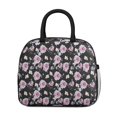 thumbnail image 2 of Womens Pioneer Flower Floral Print Pattern Lunch Box for Work,Insulated Lunch Bag for Women,Loncheras Para Mujer,Leakproof Adult Lunch Bag for Work,Beach,Travel,Picnic,Camping, 2 of 7