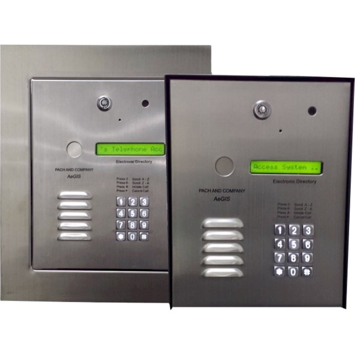 Pach and Company AeGIS 7000P Series MultiTenants Telephone Entry