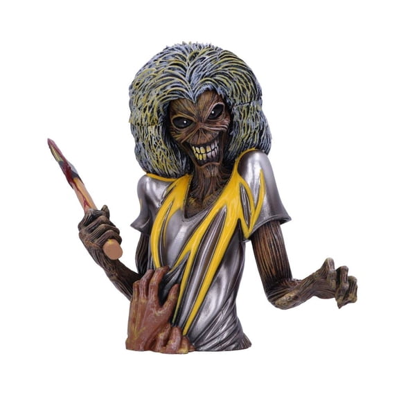 Nemesis Now Officially Licensed Iron Maiden Killers Bust Box (Small) Yellow, 16.5cm