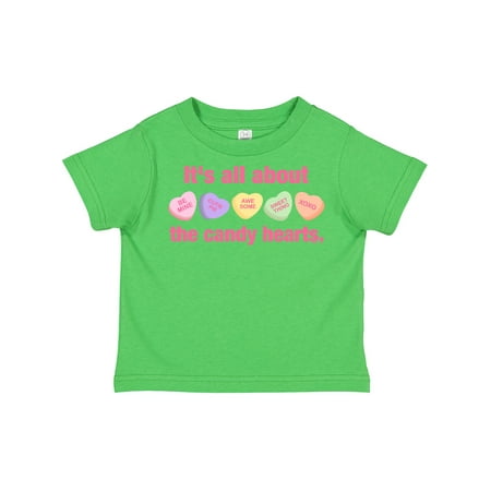 

Inktastic Candy Hearts II Gift Toddler Toddler Girl T-Shirt