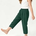 thumbnail image 5 of Kids Boys Drop Crotch Harem Pants 2-Pack, Army Green, Elastic Waist Relaxed Fit Pull-On Cotton Pants for Kids 1-6,Size 2-3T, 5 of 5