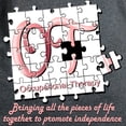 thumbnail image 3 of CafePress - Ot Puzzle Pink T Shirt - Women's Traditional Fit Dark T-Shirt, 3 of 4