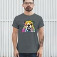 thumbnail image 3 of Tee Hunt Dean Russo Serious Bulldog T-Shirt Dog Best Friend Pet Paw Men's Tee, Charcoal, Small, 3 of 5
