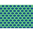 thumbnail image 1 of Ahgly Company Machine Washable Indoor Rectangle Transitional Blueberry Blue Area Rugs, 5' x 8', 1 of 7