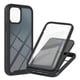 thumbnail image 1 of SZTXJ 1 Pack for iPhone 14 Pro 6.1' Case with Built-in Anti-Scratch Screen Protector, 360 Degree Rugged Phone Case, Transparent Back, Starry Sky Thre, 1 of 5