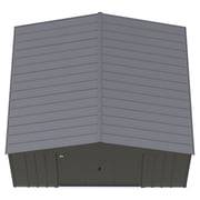 Arrow Classic 14 x 12 x 7 ft Charcoal Steel Storage Shed