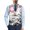 Cherry Blossom Mountain Ink Print, variant on Psesaysky Button Casual Tuxedo Wear for Business Formal, Woven Fabric Lightweight Business Dress Waistcoat, Black White Eagle Art Print