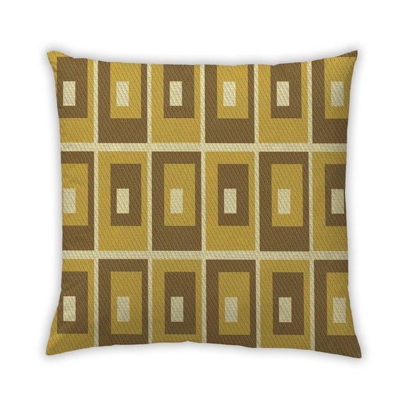 Ahgly Company Outdoor Square Contemporary Throw Pillow, 18 inch by 18 inch