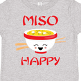 thumbnail image 4 of Inktastic Kawaii Miso Happy Boys or Girls Toddler T-Shirt, 4 of 5