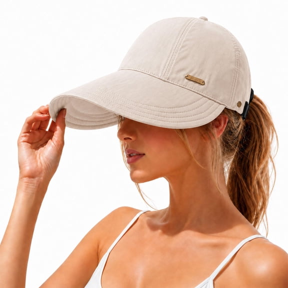 Wide Brim Hats for Women, Lightweight Roll Up Sun Hat with Adjustable Fit for Beach Travel