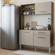thumbnail image 2 of Mueble de Cocina Compacto Madesa 120cm Marrón/Crema, 2 of 9