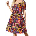 thumbnail image 2 of Wassily Kandinsky - Arte Vestido de manga corta Vestidos Vestidos largos con velo Vestidos largos Vestido, 2 of 7