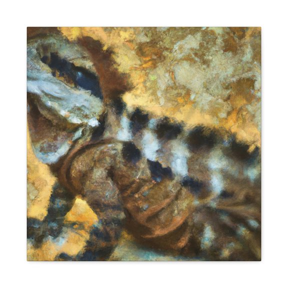 Fanciful Frilled Lizard - Canvas