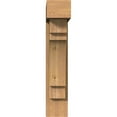 thumbnail image 2 of Ekena Millwork 7 1/2"W x 26"D x 38"H Merced Block Smooth Bracket w/ Offset Brace, Western Red Cedar, 2 of 25