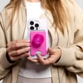 thumbnail image 3 of Cartera para teléfono PopSockets magenta con agarre expandible y adaptador, 3 of 6