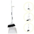 thumbnail image 2 of WRISTBIQUE White Metal Dust Pan and Brush Set, Cleaning Tool, 35.4 x 10.6 x 1.2 inches, 1 Set, 2 of 10