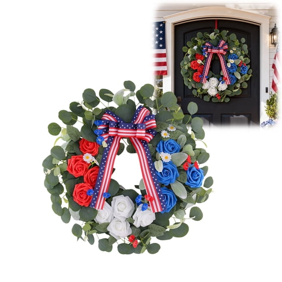 Patriotic Independence Day Door Hanging – Seasonal Stylish Décor for Home Front Door, Ideal for Independence Day Celebrations & Festive Events