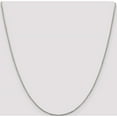 thumbnail image 5 of Sterling Silver 1.25mm Twisted Box Chain (20 X 1.25) Made In India qpe26-20, 5 of 5