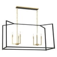 thumbnail image 2 of Minka Lavery 1466 Colwick 6 Light 48" Wide Taper Candle Style Linear Chandelier - Coal, 2 of 2