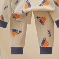 thumbnail image 5 of TOWED22 Toddler Baby Boy Clothes 6 12 18 24 Months 2T 3T 4T 5T 6T Outfits Print Sweatshirt Pullovers Pants Set Fall Winter Size:2-3 Y,Color:Light Gray, 5 of 6
