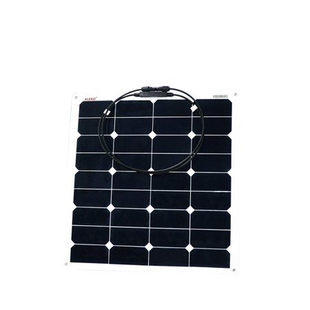 ALEKO 50W Semi Flexible Marine Solar Monocrystalline 12V Panel Power (Best Solar Power System For Home)