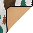 thumbnail image 4 of Bear Forest Pattern Memory Foam Area Rug 31"x20" Non Slip, Absorbent, Fade Proof for Living Room, Bedroom, Office, 4 of 7