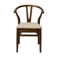 thumbnail image 6 of CSP Commerical Seating Products Mid Century Dark Walnut Chairs, 6 of 7
