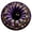 06# Purple, variant on 3D Pumpkin Well Pattern Round Halloween Floor Rug 80x80cm Soft Crystal Velvet Non Slip Decorative Mat For Entryway And Indoor Space (Orange,L)