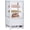 White, variant on Commercial Countertop Display Refrigerator, 2.1 Cu.Ft Pastry Showcase with Led Lighting, Air-Cooling, Rear Sliding Door for Bakery, Cafe, Restaurant (White)
