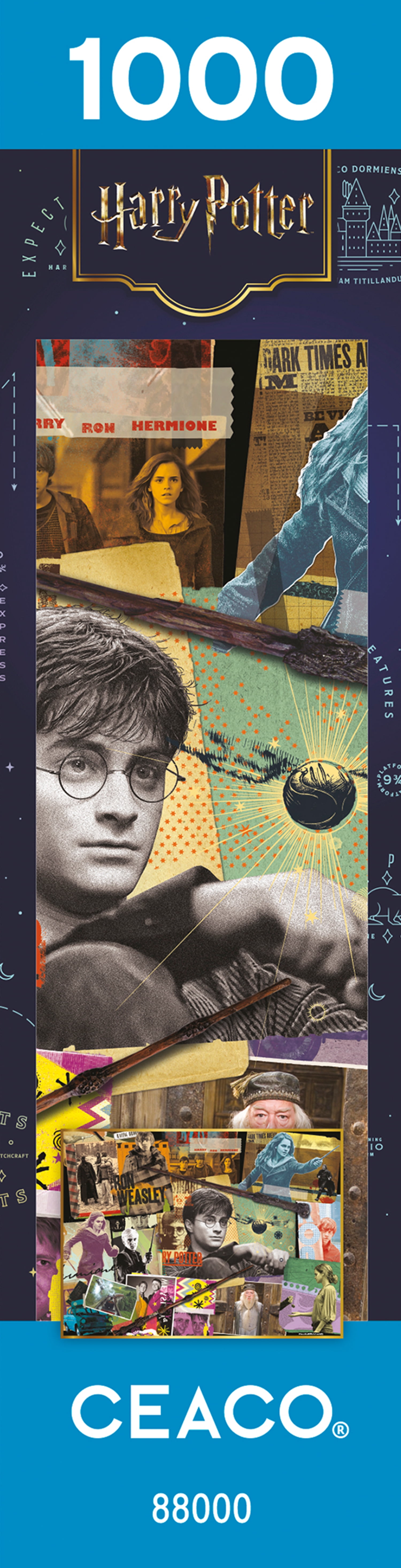 Ceaco Harry Potter Collage 1000-Piece Interlocking Jigsaw Puzzle for Adults Ages 14+