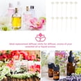 thumbnail image 3 of MAGICLULU 12Pcs Simulated Flower Shaped Aroma Sticks Perfume Diffuser Stick Decorative Rattan Refill for Home, Office, Wedding, 8.26 * 1.96 * 1.96inch White, 3 of 8