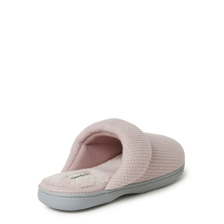 Women's dearfoam clearance slippers walmart