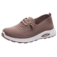 thumbnail image 2 of Willtoo Orthopedic Shoes for Women Mesh Breathable Non Slip Sneakers Arch Support Relaxed Walking Shoes Versatile Slip on Lace Up, 2 of 5