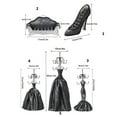 thumbnail image 5 of Elegant Resin Fabric Jewelry Organiser With Multiple Compartments Storage Solution, 5 of 20