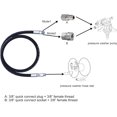 thumbnail image 3 of Tool Daily Pressure Washer Whip Hose, Hose Reel Connector Hose for Pressure Washing with Pressure Washer Adapter Set, 3 of 6