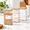 White-67 oz, Set of 3, variant on Glstorjars With Lid Canisters Airtight Lidsr For Spice Cookie Candy Tea Coffee Bean And Rice (black 67 Oz Set Of 3)