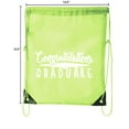 thumbnail image 2 of Senior Graduation Drawstring Backpacks Personalized Party Favor Cinch Bags - Congratulation, 2 of 2