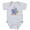 Heather Gray, variant on CafePress - Furby Wah Tee - Cute Infant Bodysuit Baby Romper - Size Newborn - 24 Months