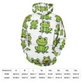 thumbnail image 2 of Cartoon Frog Hoodies Oversized Hoodie Couple Long Sleeve Cute Graphic Casual Hooded Sweatshirts, 2 of 5