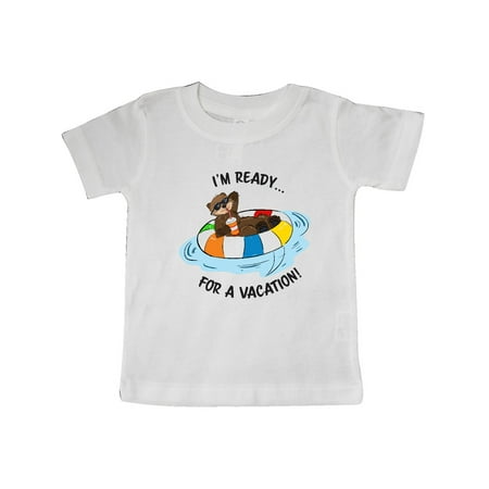 

Inktastic I m Ready For A Vacation Otter Gift Baby Boy or Baby Girl T-Shirt