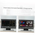 thumbnail image 3 of Medidor de temperatura y humedad Irfora ° C / ° F multifuncional LCD colorido cubierta digital de temperatura Humedad Medidor de la estación meteorológica del reloj higrómetro del termómetro de la t Irfora Medidor de temperatura y humedad, 3 of 7