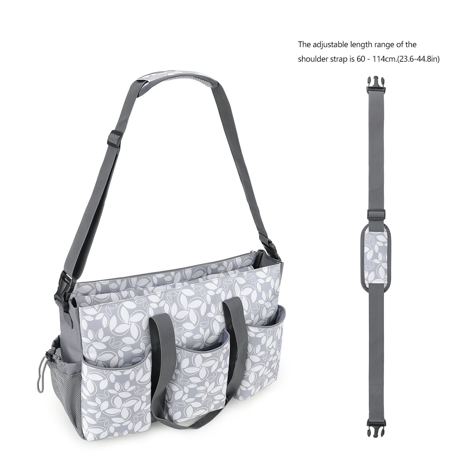 SPEKSEE Crossbody Organizer Diaper Bag - Outdoor Mother's Water-Repellent Baby Care Bag with Multiple Pockets