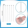 thumbnail image 4 of 500pcs 50mm 304 Stainless Steel Ball Head Pins Jewelry Head Pins 21 Guage Bendable Headpin for Earring Pendant Bracelet Necklace DIY Craft Stainless Steel Color Head: 2mm for making, 4 of 9