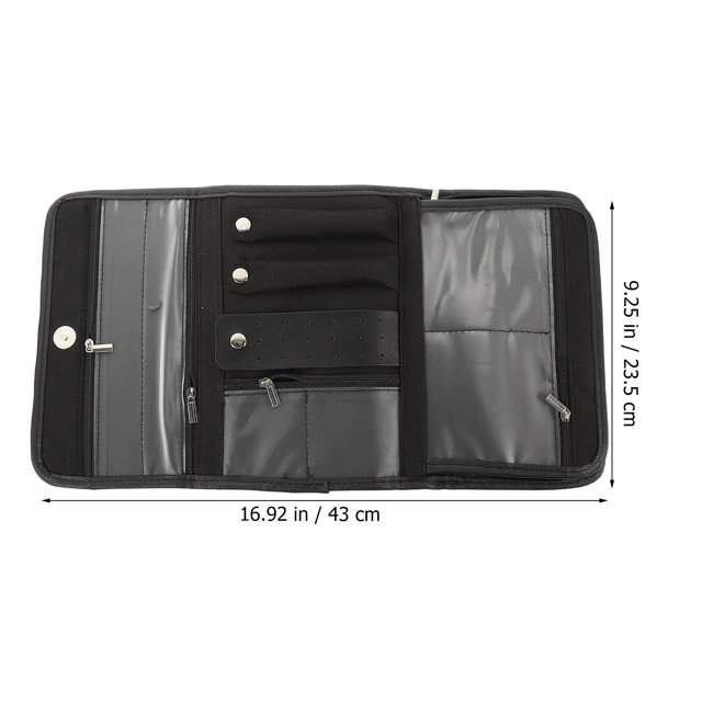 Jewelry Roll Bag Travel Jewelry Organizer Bag Foldable Jewelry Storage