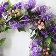 thumbnail image 4 of Simulation Garland Lavender Wreaths Round-shaped Festive Ornaments Elegant Gift Wall Decoration Silk Flower Handmade, 4 of 10