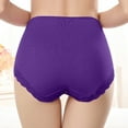 thumbnail image 4 of Women Fashion Plus Size Lace High Waist Comfortable Panties Womens Undies Size 8, 4 of 5