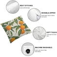thumbnail image 4 of SHANXI and Orange Throw Pillow Cover Orange with and Pattern , Square Cushion Covers Decor 22x22in, 4 of 5