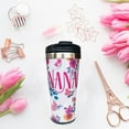 thumbnail image 2 of Nana Dainty Floral Travel Coffee Mug for Grandma, Stainless Steel Insulated Tumbler with Wrap and Lid for Women Mother''s Day Birthday Gifts, 12 oz, 2 of 6