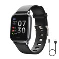 thumbnail image 1 of Reloj inteligente Heartrate Presión arterial Oxígeno Reloj de pulsera Temperatura corporal Control táctil Reloj impermeable, Negro Inevent EL001549-03B, 1 of 7